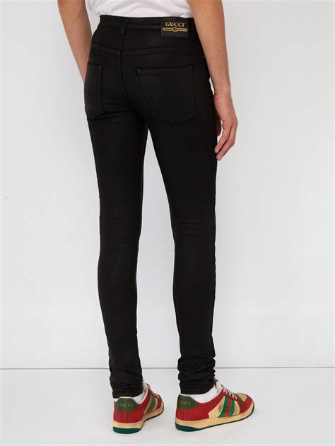 gucci black jeans price|gucci jeans men's price.